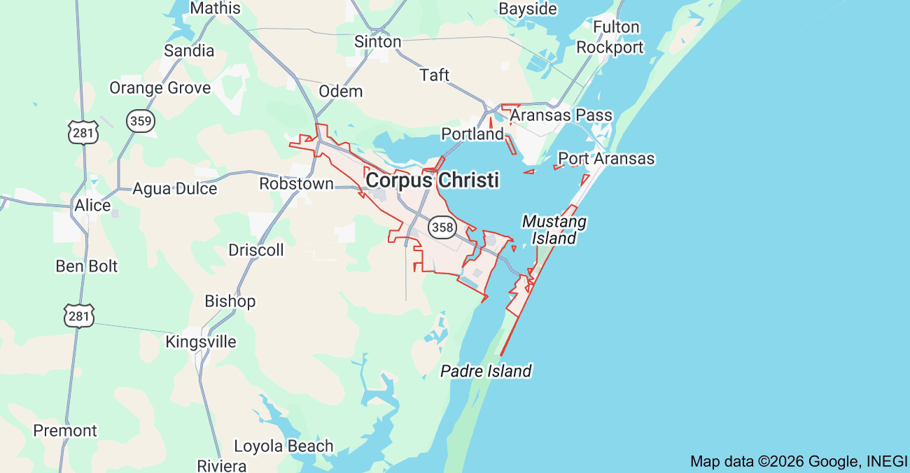 Corpus Christi area truck accident map