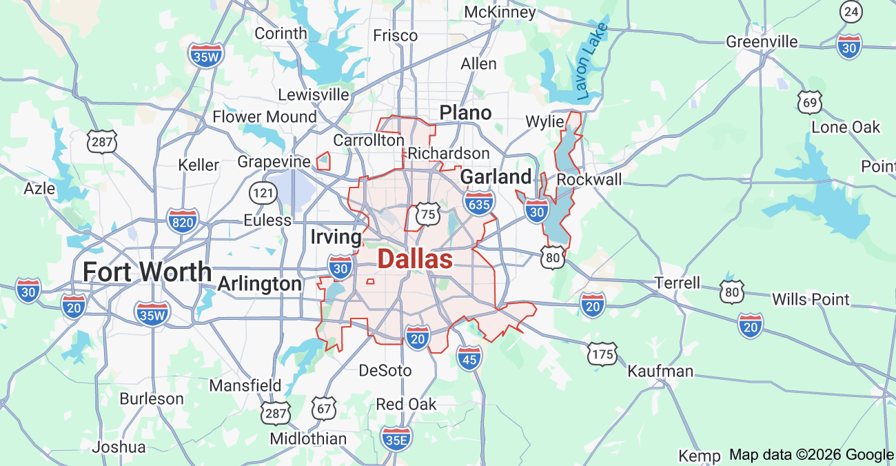 Dallas area truck accident map