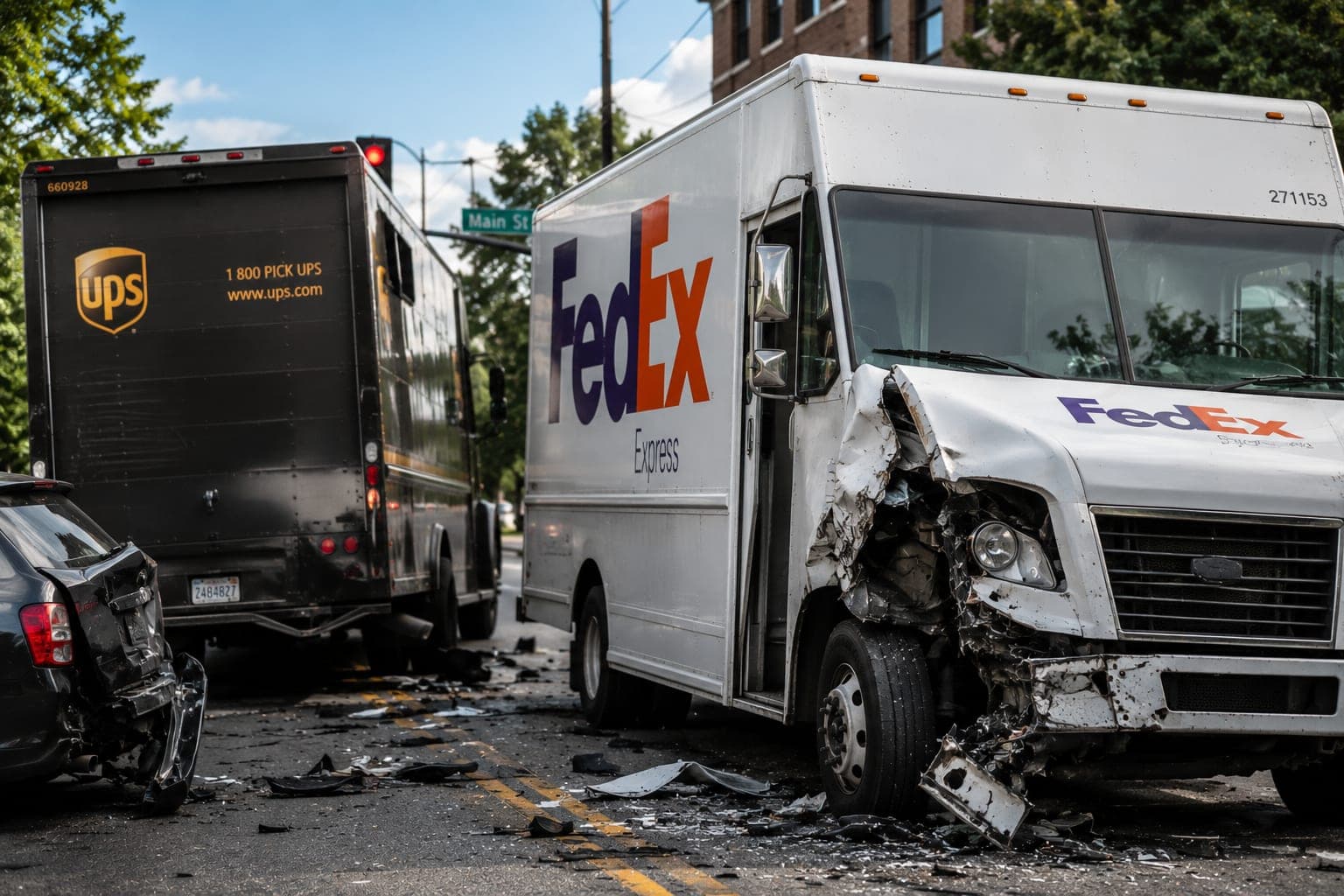 FedEx & UPS Truck Accidents